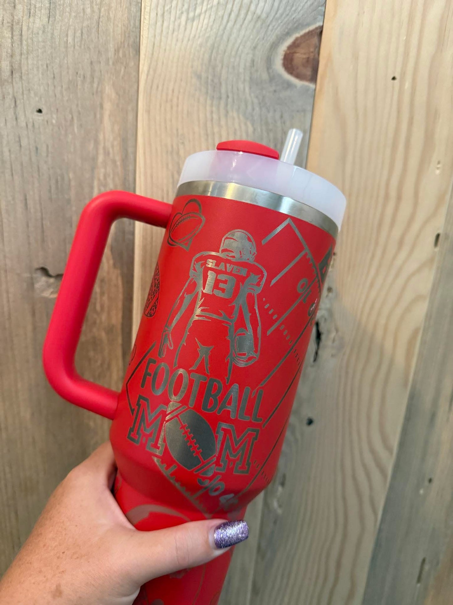 Custom Team Tumblers 40 oz (Stanley Type, with handle)