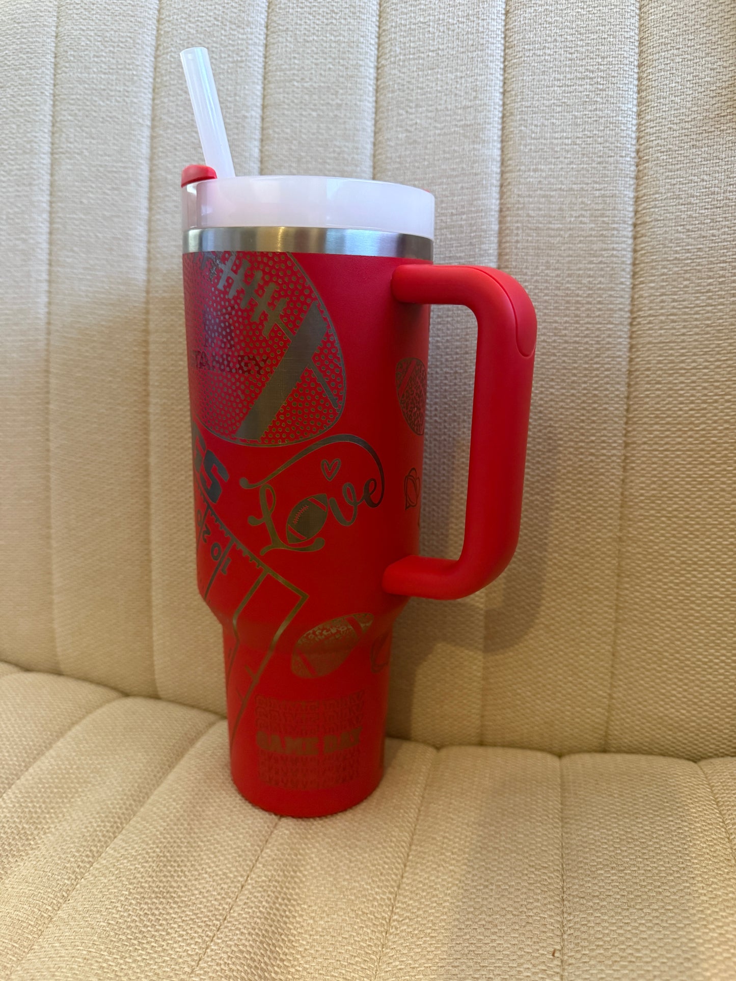 Custom Team Tumblers 40 oz (Stanley Type, with handle)