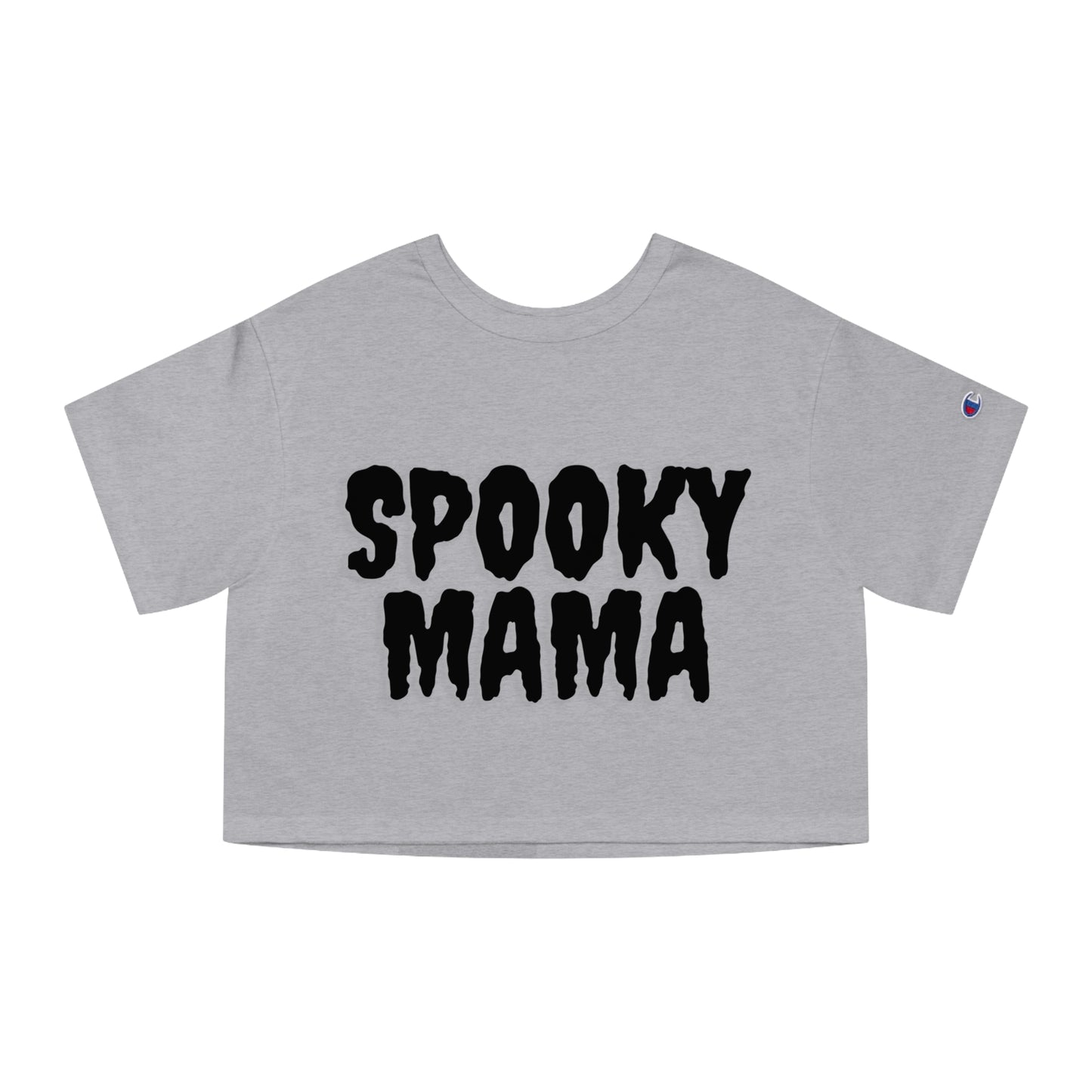 Spooky Mama Crop Top - Trendy Halloween Apparel for Moms