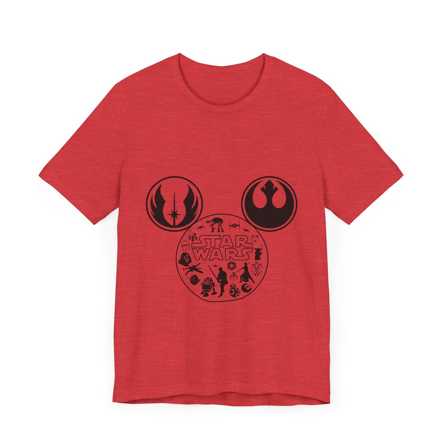 Star Wars Mickey Mouse Head Tee - Disney and Star Wars Fusion T-Shirt