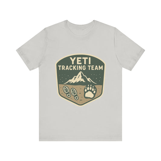 Yeti Tracking Team Shirt - Subtle Disney Everest Ride Shirt, Animal Kingdom Inspired Tee, Faux Adventure Patch T-Shirt, Unisex Disney Shirt