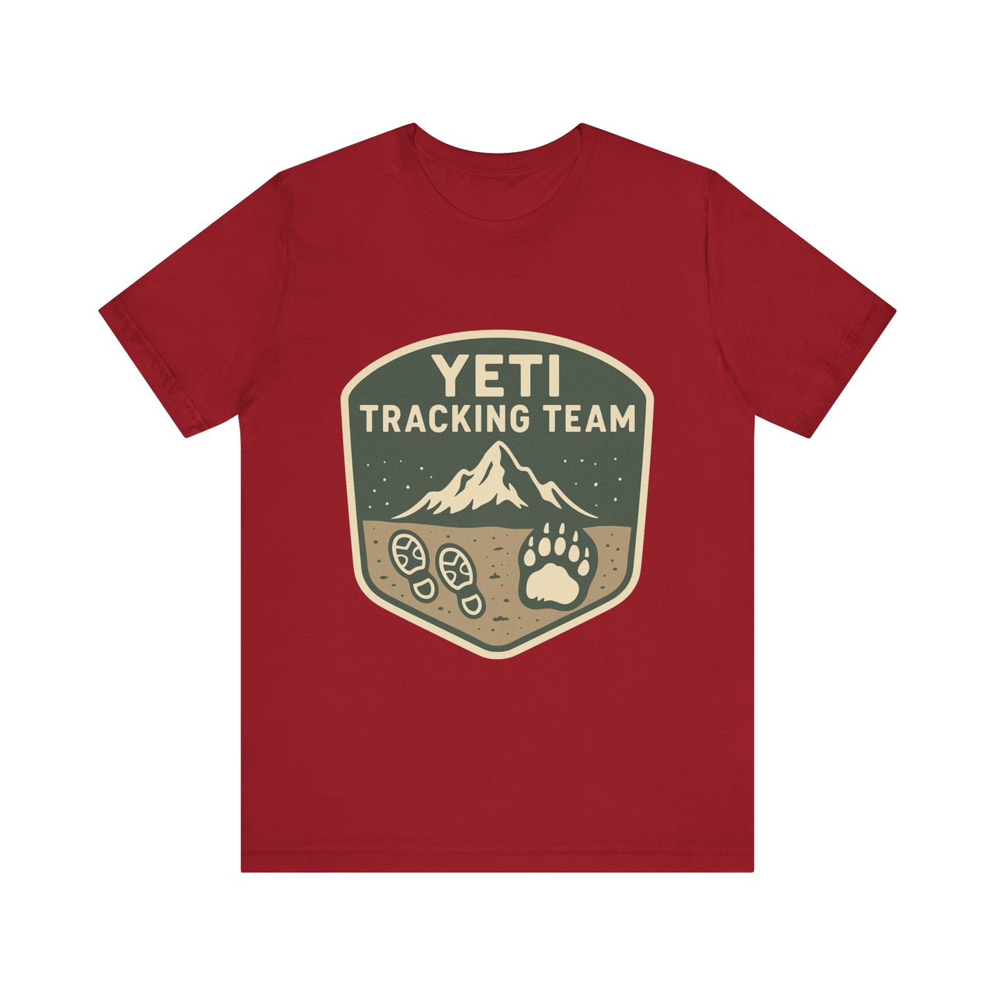 Yeti Tracking Team Shirt - Subtle Disney Everest Ride Shirt, Animal Kingdom Inspired Tee, Faux Adventure Patch T-Shirt, Unisex Disney Shirt