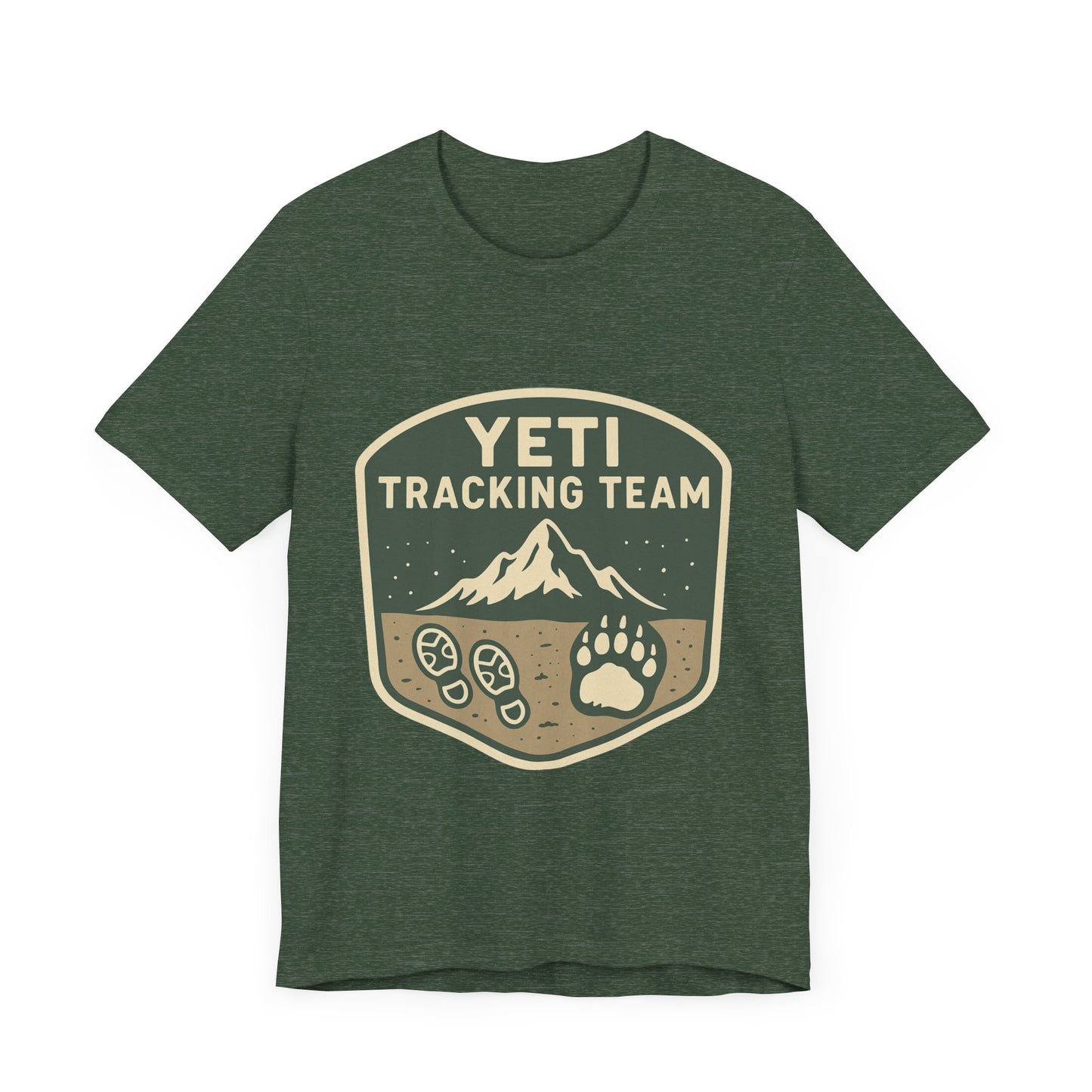 Yeti Tracking Team Shirt - Subtle Disney Everest Ride Shirt, Animal Kingdom Inspired Tee, Faux Adventure Patch T-Shirt, Unisex Disney Shirt