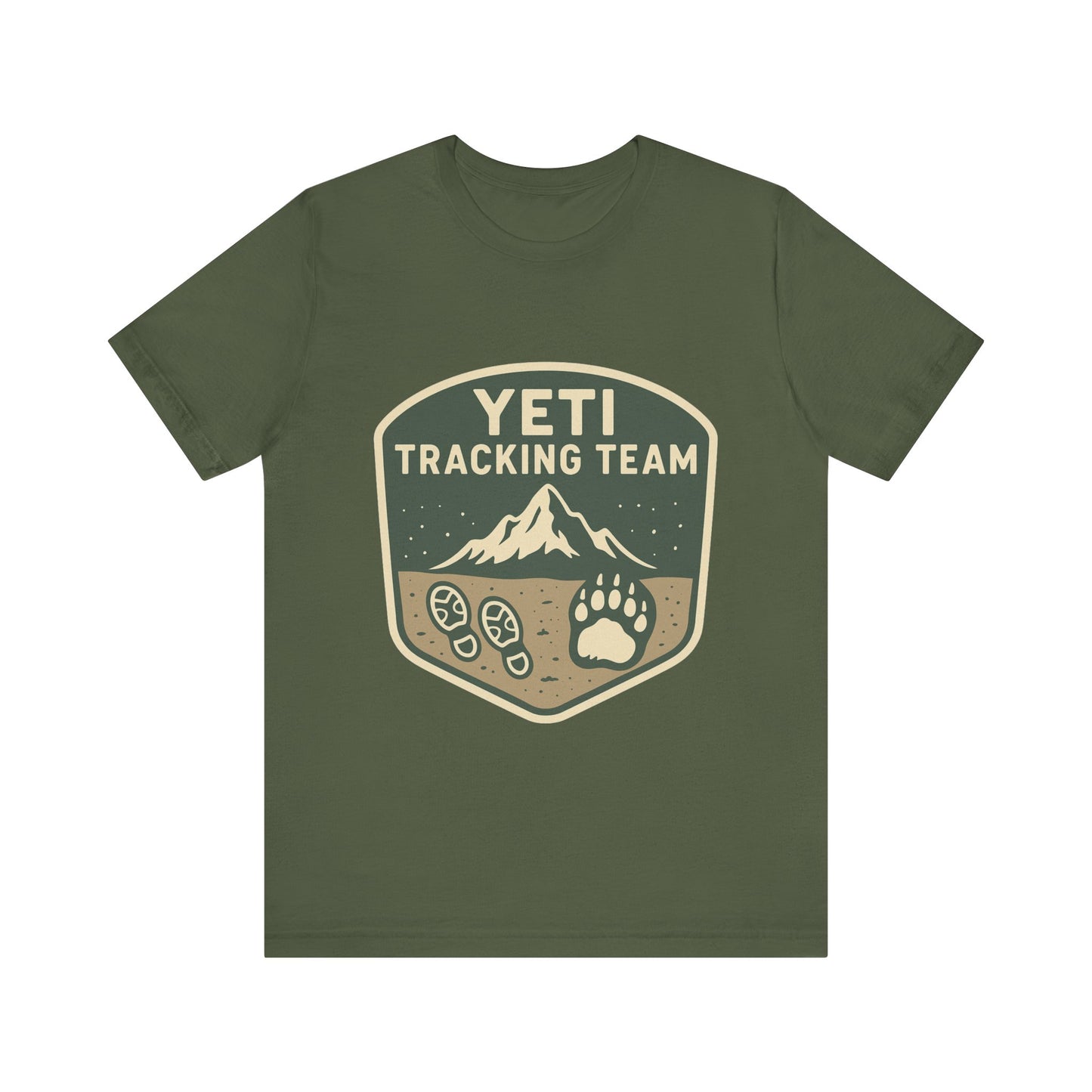 Yeti Tracking Team Shirt - Subtle Disney Everest Ride Shirt, Animal Kingdom Inspired Tee, Faux Adventure Patch T-Shirt, Unisex Disney Shirt