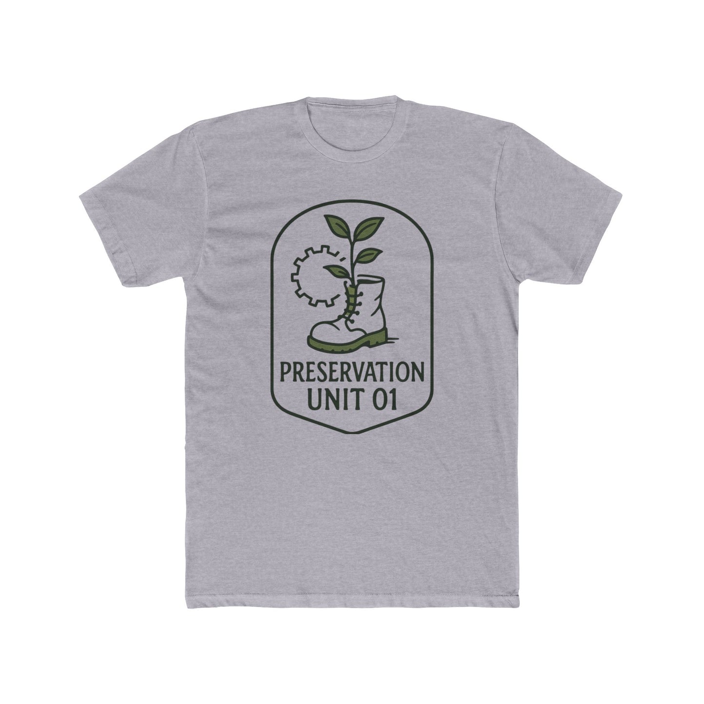 Preservation Unit 01 Shirt - Subtle Disney WALL-E Inspired Tee, Minimalist Eco Patch Design, Earth Day Disney Shirt