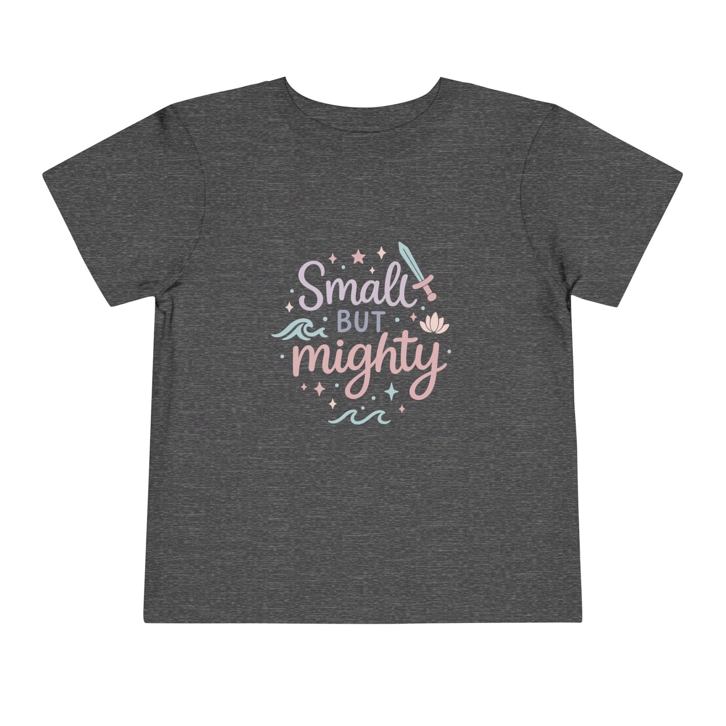 Small But Mighty Princess Tee | Fierce Girl Power Shirt | Subtle Disney Princess Shirt for Kids | Mulan Raya Moana Inspired Shirt