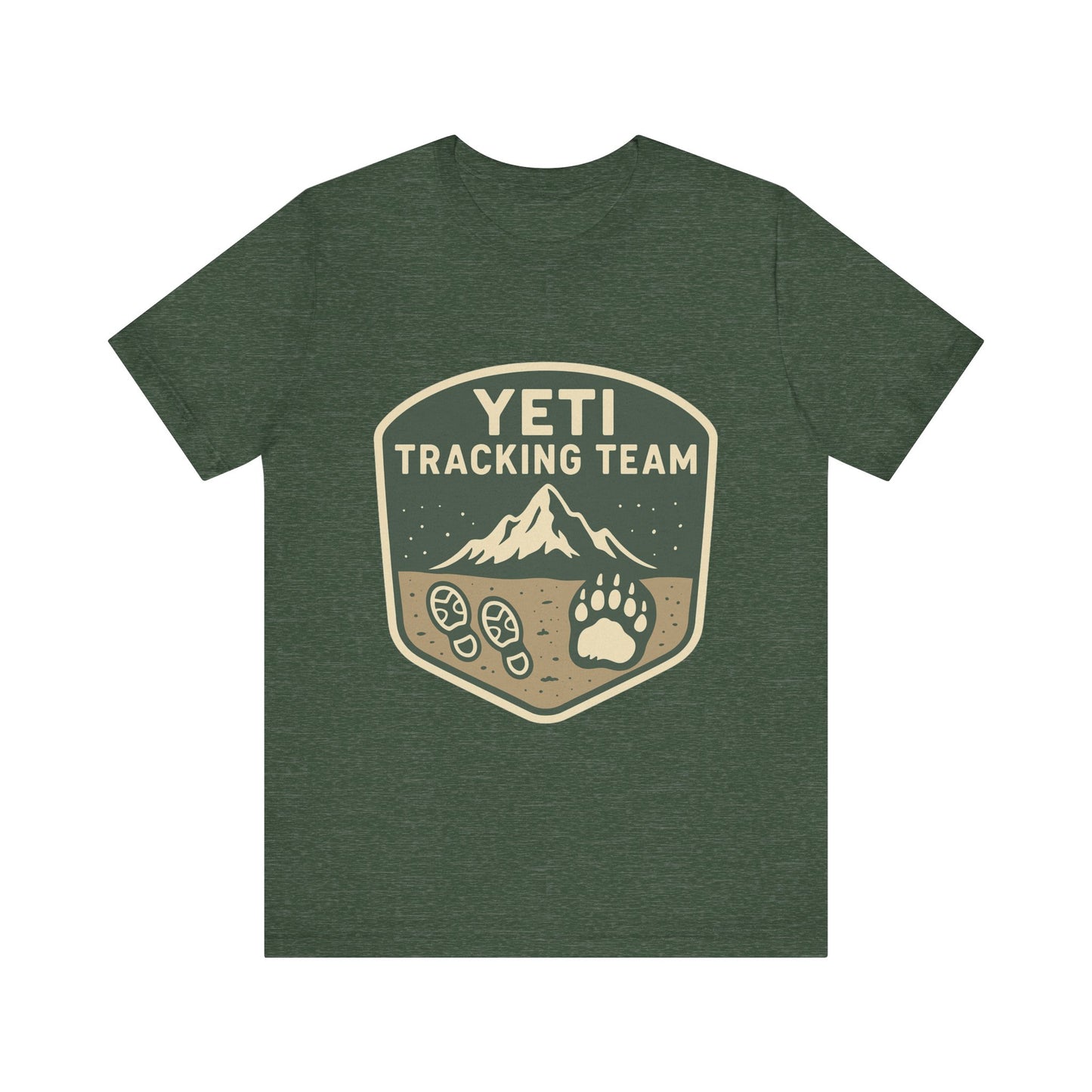 Yeti Tracking Team Shirt - Subtle Disney Everest Ride Shirt, Animal Kingdom Inspired Tee, Faux Adventure Patch T-Shirt, Unisex Disney Shirt