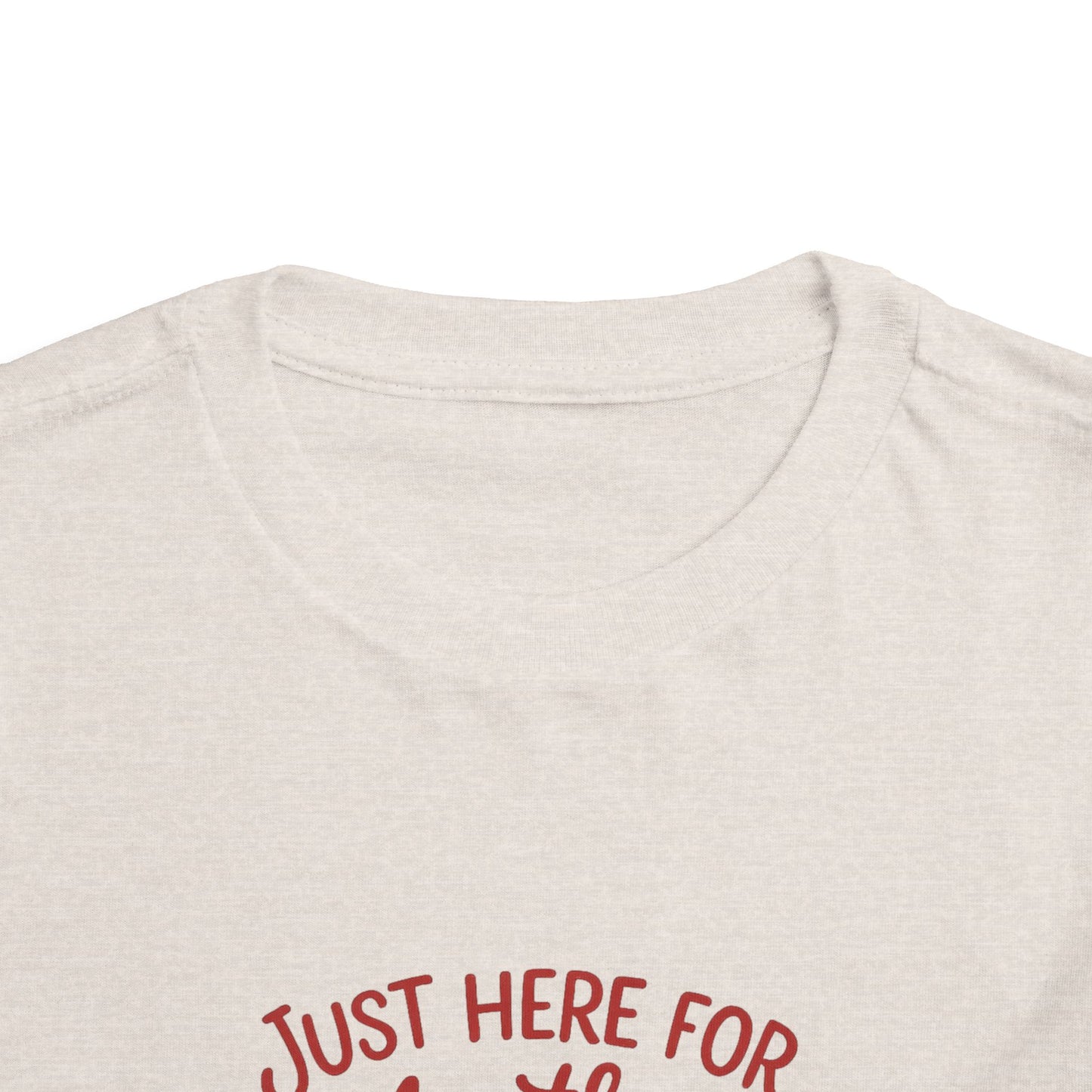 Just Here for the Polka Dots, Sass Shirt - Subtle Disney Inspired Girls Tee - Minnie Bow Shirt for Toddlers, Kids - Magical Park Outfit