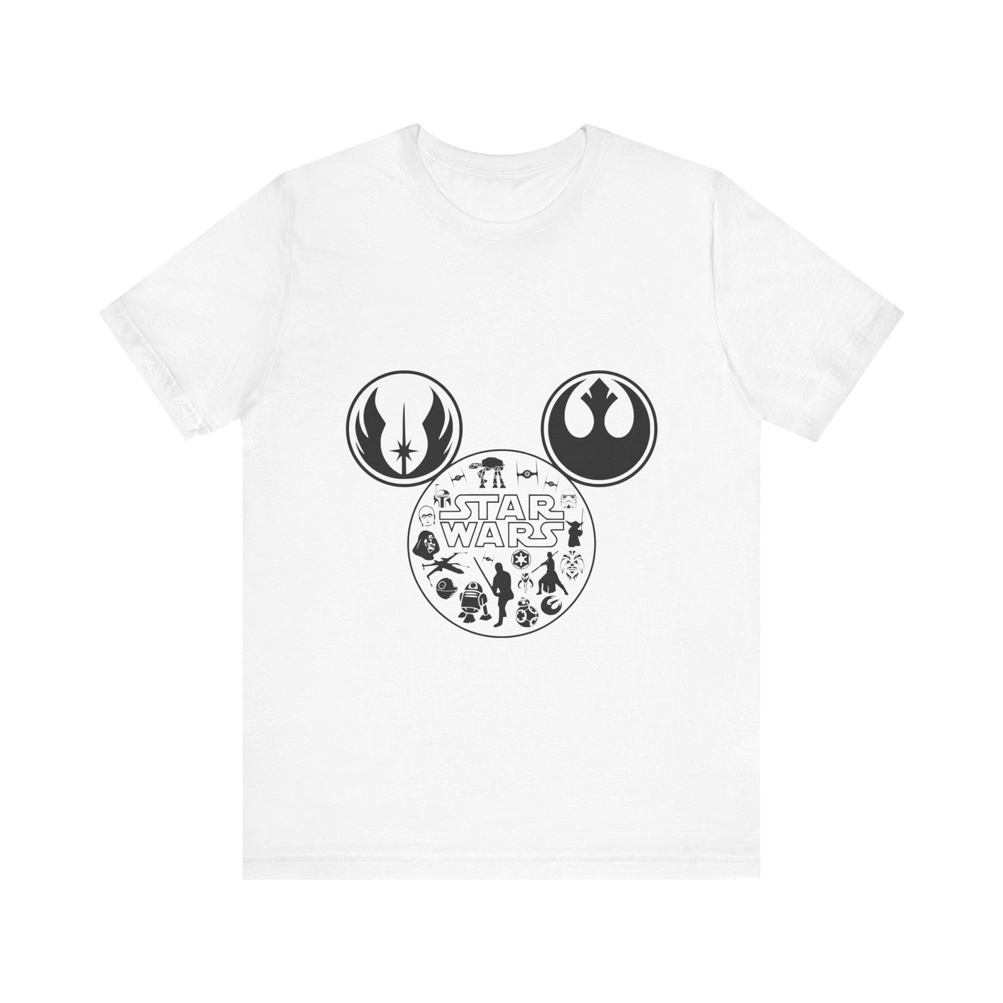 Star Wars Mickey Mouse Head Tee - Disney and Star Wars Fusion T-Shirt