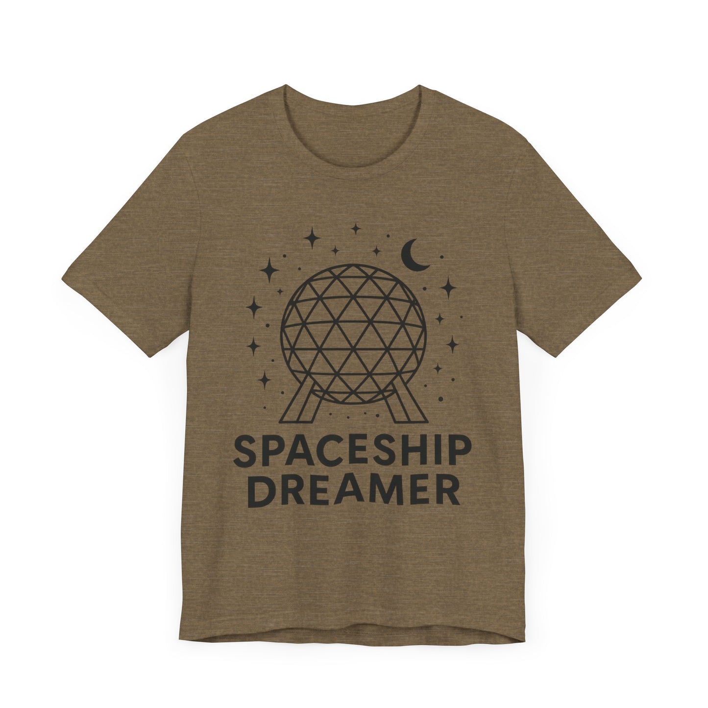 Spaceship Dreamer Shirt - Subtle Epcot Tee - Disney Inspired T-Shirt - Minimalist Spaceship Earth Shirt - Disney Parks Shirt