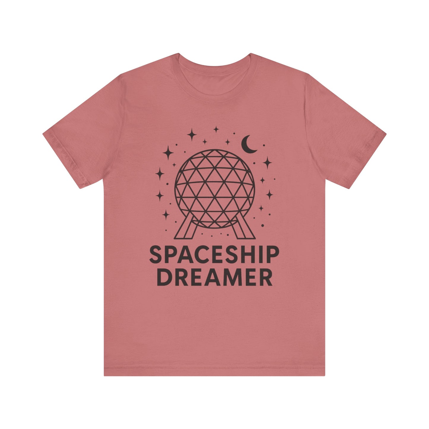 Spaceship Dreamer Shirt - Subtle Epcot Tee - Disney Inspired T-Shirt - Minimalist Spaceship Earth Shirt - Disney Parks Shirt