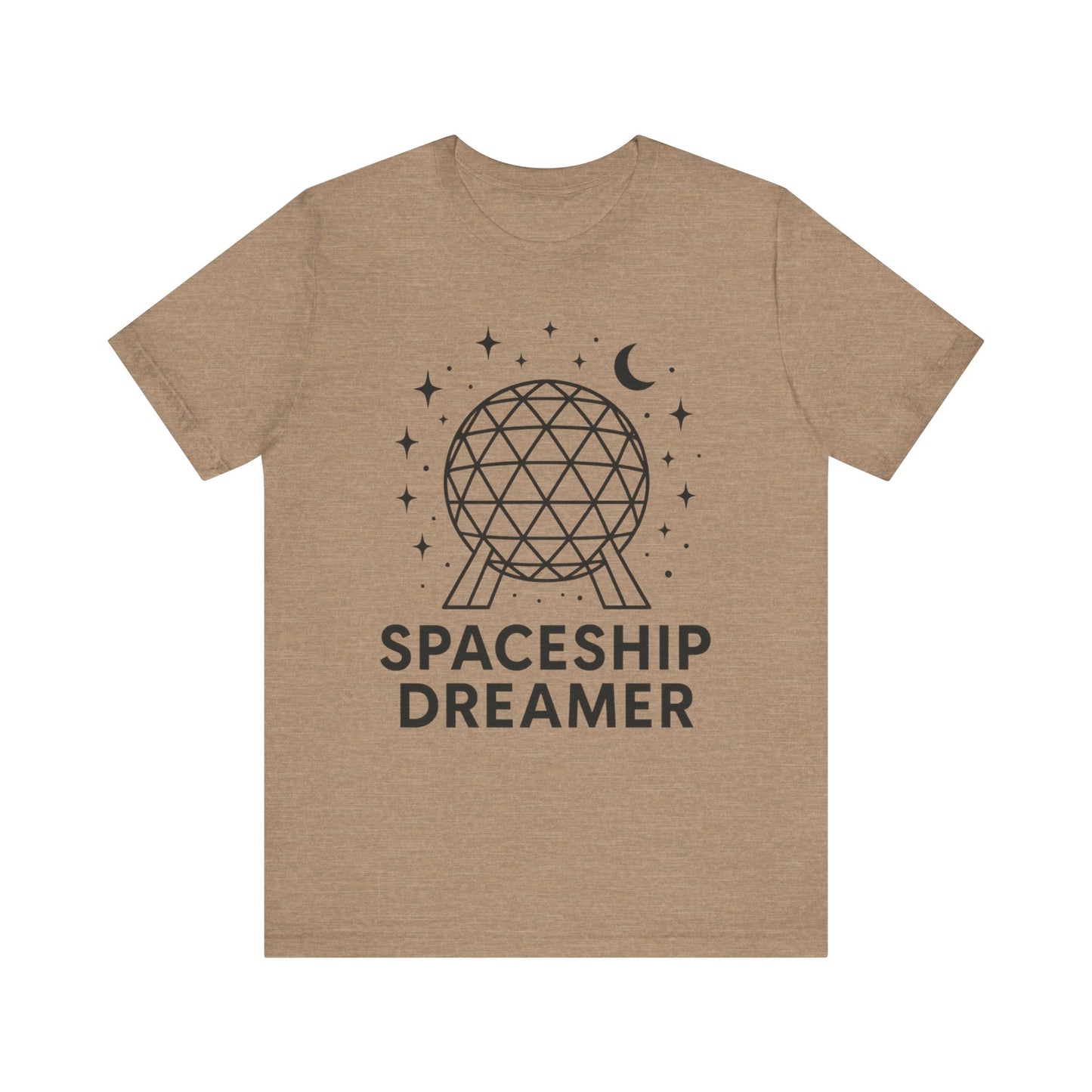 Spaceship Dreamer Shirt - Subtle Epcot Tee - Disney Inspired T-Shirt - Minimalist Spaceship Earth Shirt - Disney Parks Shirt
