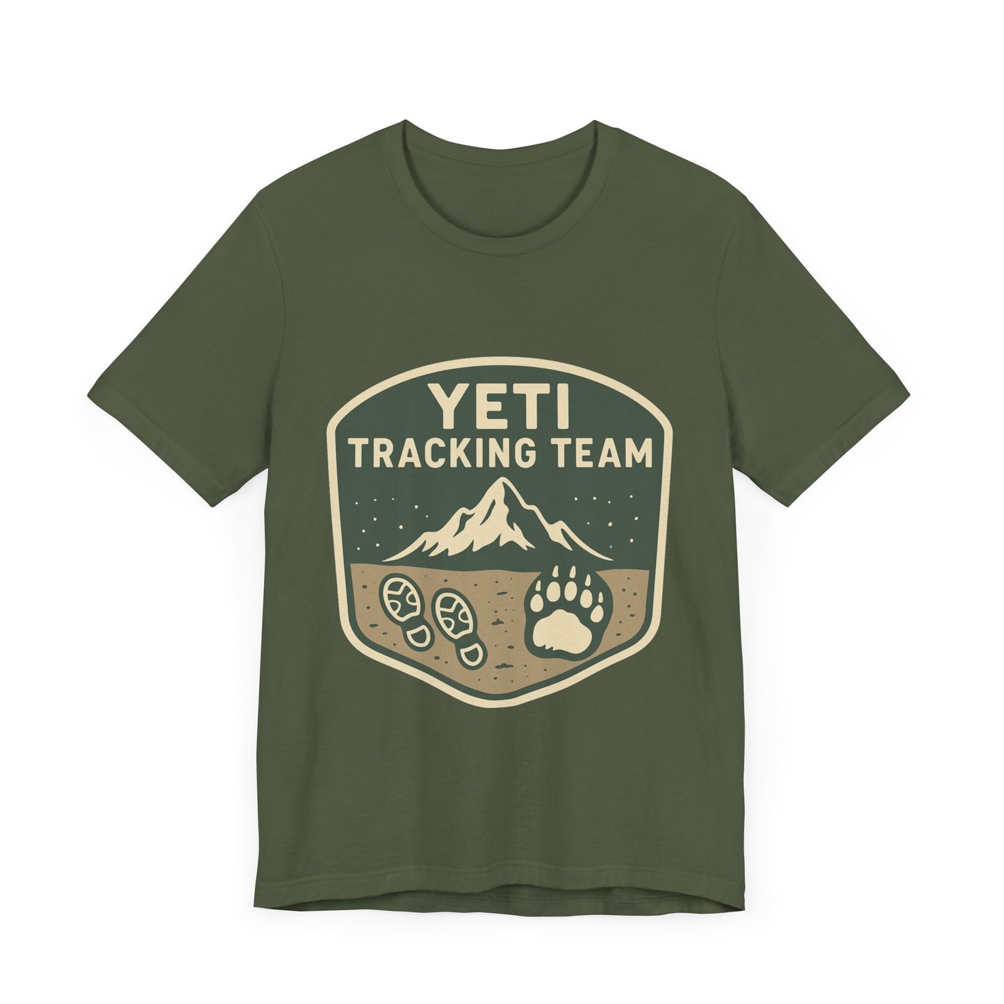 Yeti Tracking Team Shirt - Subtle Disney Everest Ride Shirt, Animal Kingdom Inspired Tee, Faux Adventure Patch T-Shirt, Unisex Disney Shirt