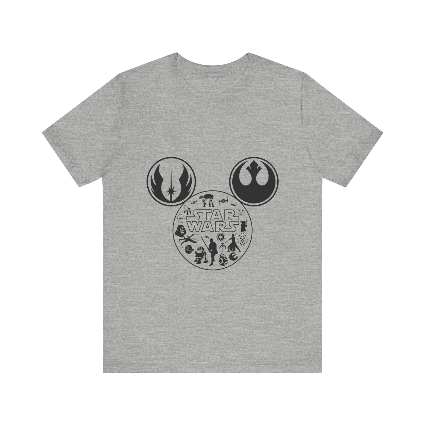 Star Wars Mickey Mouse Head Tee - Disney and Star Wars Fusion T-Shirt