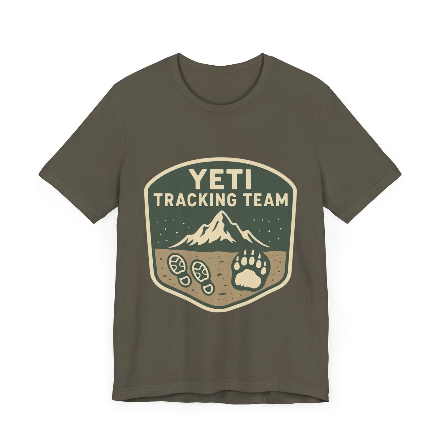 Yeti Tracking Team Shirt - Subtle Disney Everest Ride Shirt, Animal Kingdom Inspired Tee, Faux Adventure Patch T-Shirt, Unisex Disney Shirt