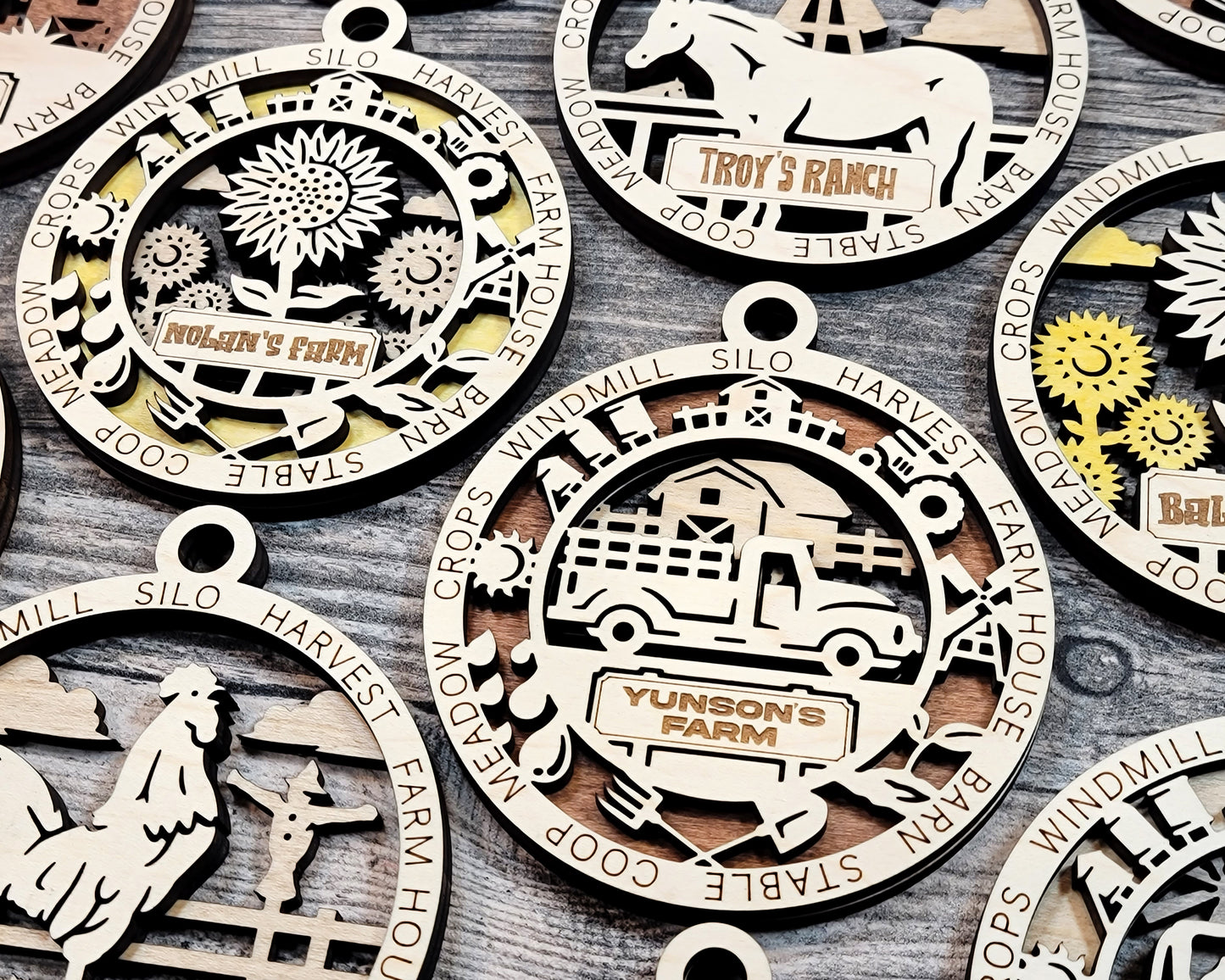Farm Fresh Christmas Ornaments – Rustic Charm for the Holidays!