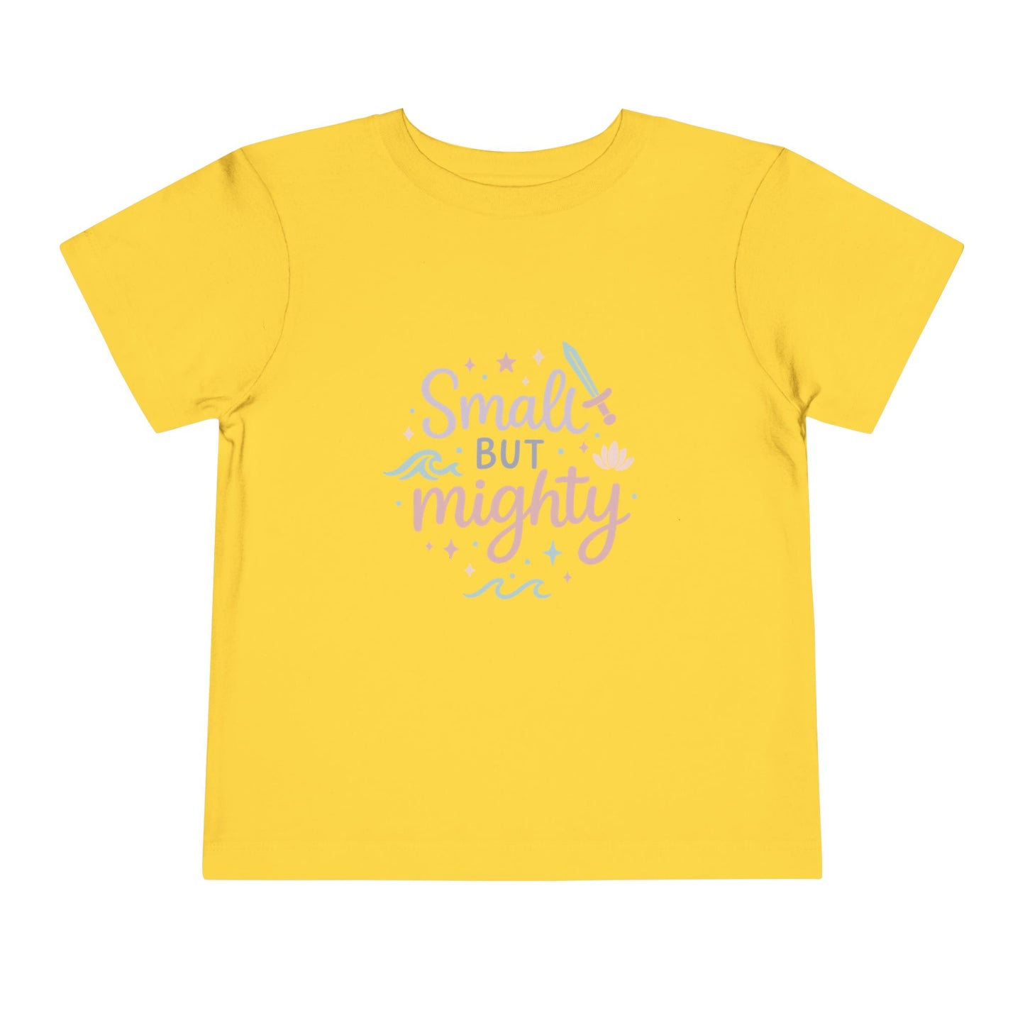 Small But Mighty Princess Tee | Fierce Girl Power Shirt | Subtle Disney Princess Shirt for Kids | Mulan Raya Moana Inspired Shirt