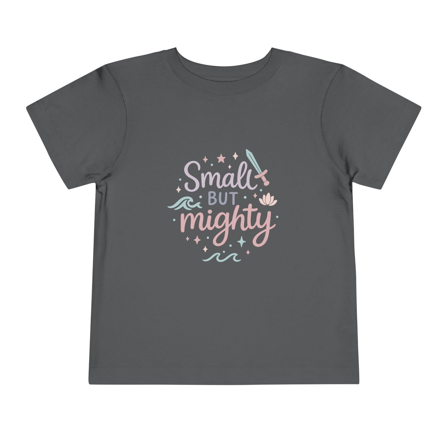 Small But Mighty Princess Tee | Fierce Girl Power Shirt | Subtle Disney Princess Shirt for Kids | Mulan Raya Moana Inspired Shirt