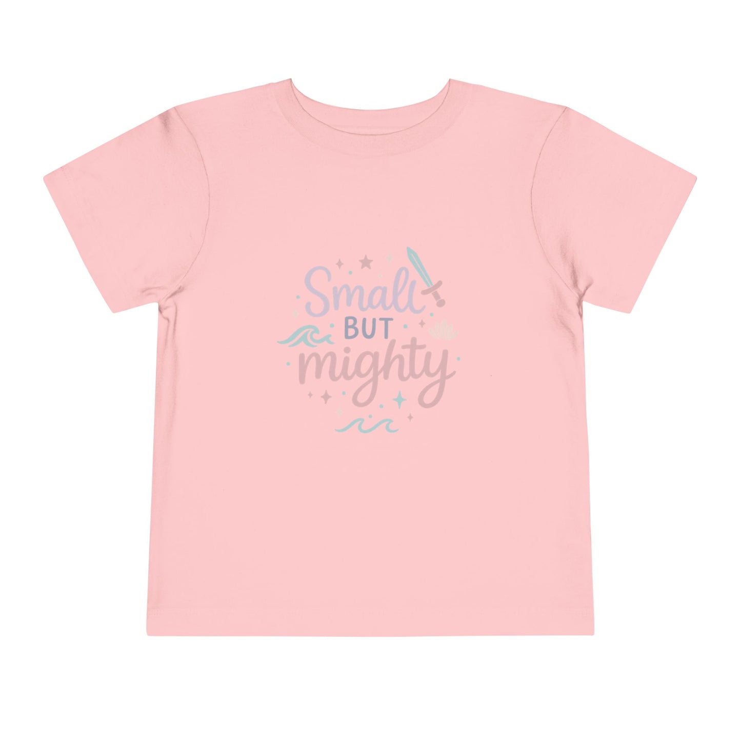 Small But Mighty Princess Tee | Fierce Girl Power Shirt | Subtle Disney Princess Shirt for Kids | Mulan Raya Moana Inspired Shirt