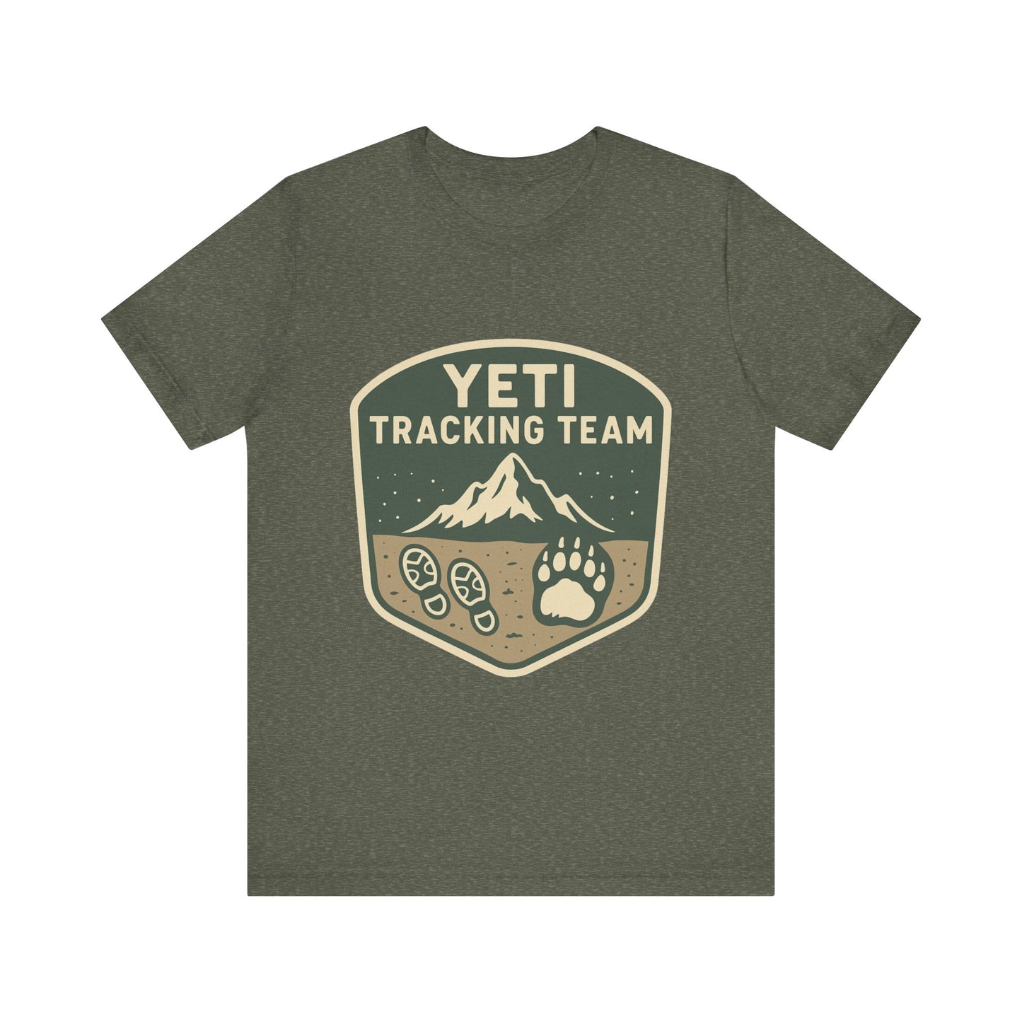 Yeti Tracking Team Shirt - Subtle Disney Everest Ride Shirt, Animal Kingdom Inspired Tee, Faux Adventure Patch T-Shirt, Unisex Disney Shirt