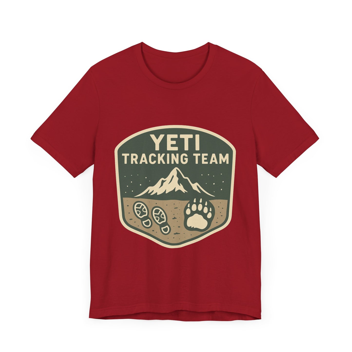 Yeti Tracking Team Shirt - Subtle Disney Everest Ride Shirt, Animal Kingdom Inspired Tee, Faux Adventure Patch T-Shirt, Unisex Disney Shirt