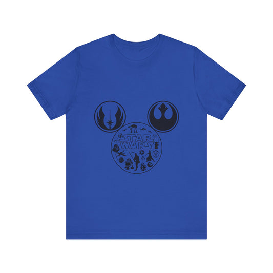 Star Wars Mickey Mouse Head Tee - Disney and Star Wars Fusion T-Shirt