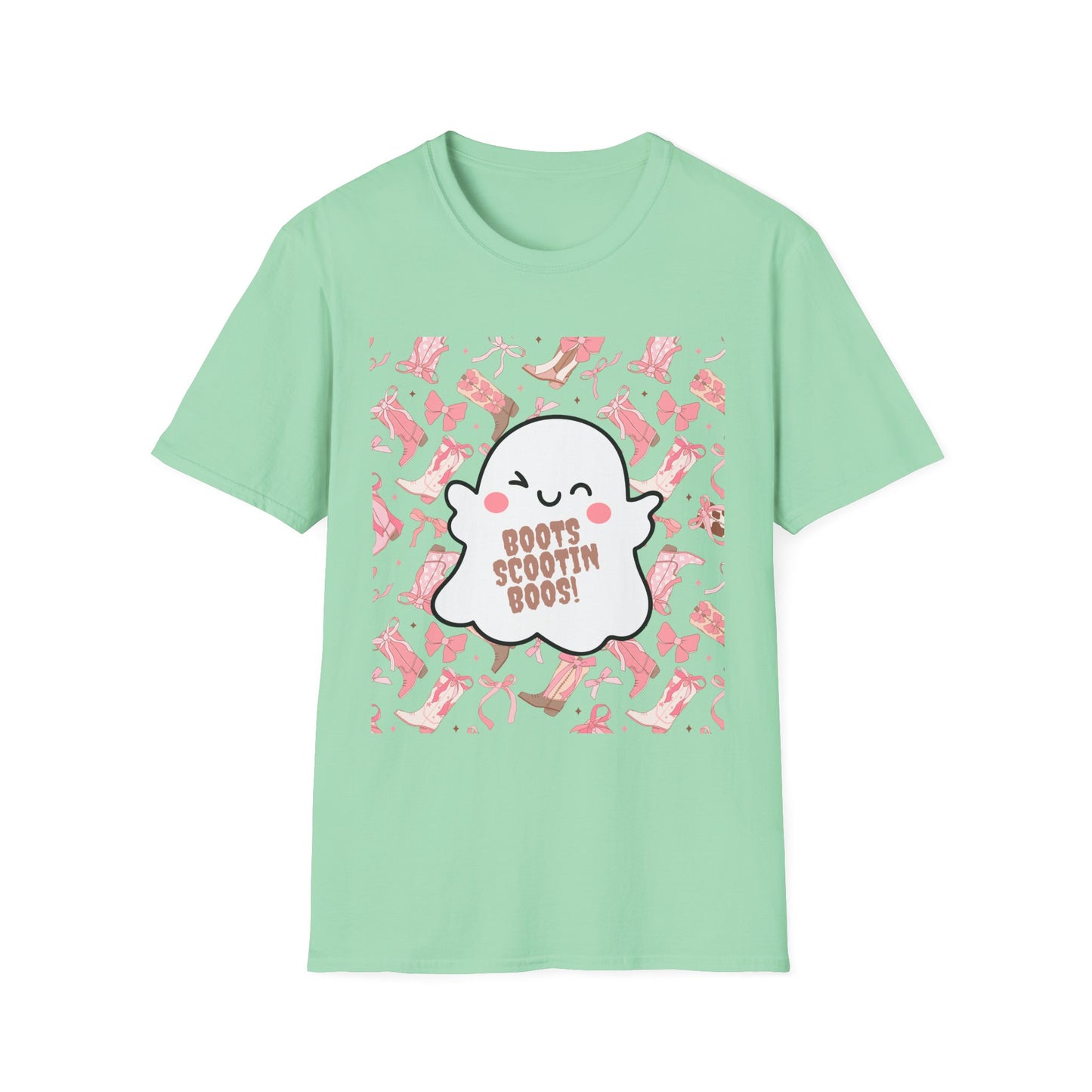 Boots Scootin Boos Ghost TShirt  A Spooky Fun Twist for Halloween Lovers