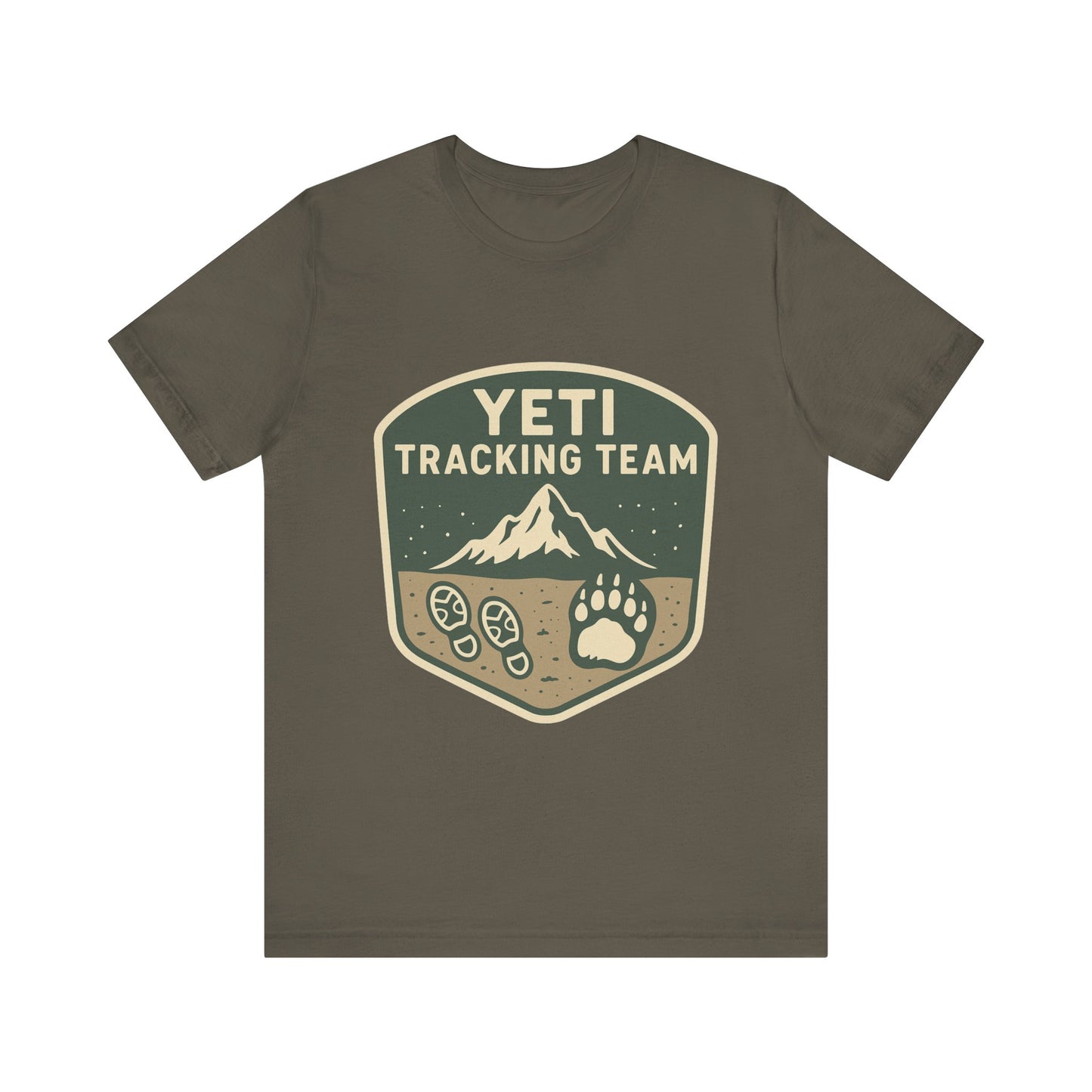 Yeti Tracking Team Shirt - Subtle Disney Everest Ride Shirt, Animal Kingdom Inspired Tee, Faux Adventure Patch T-Shirt, Unisex Disney Shirt
