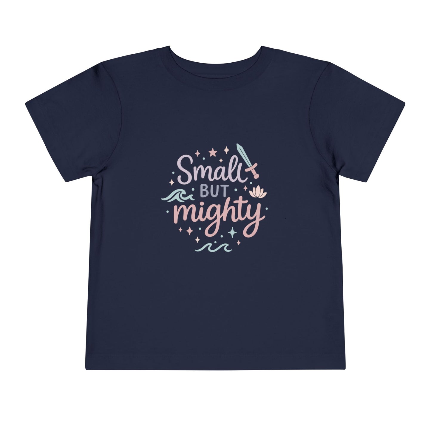 Small But Mighty Princess Tee | Fierce Girl Power Shirt | Subtle Disney Princess Shirt for Kids | Mulan Raya Moana Inspired Shirt