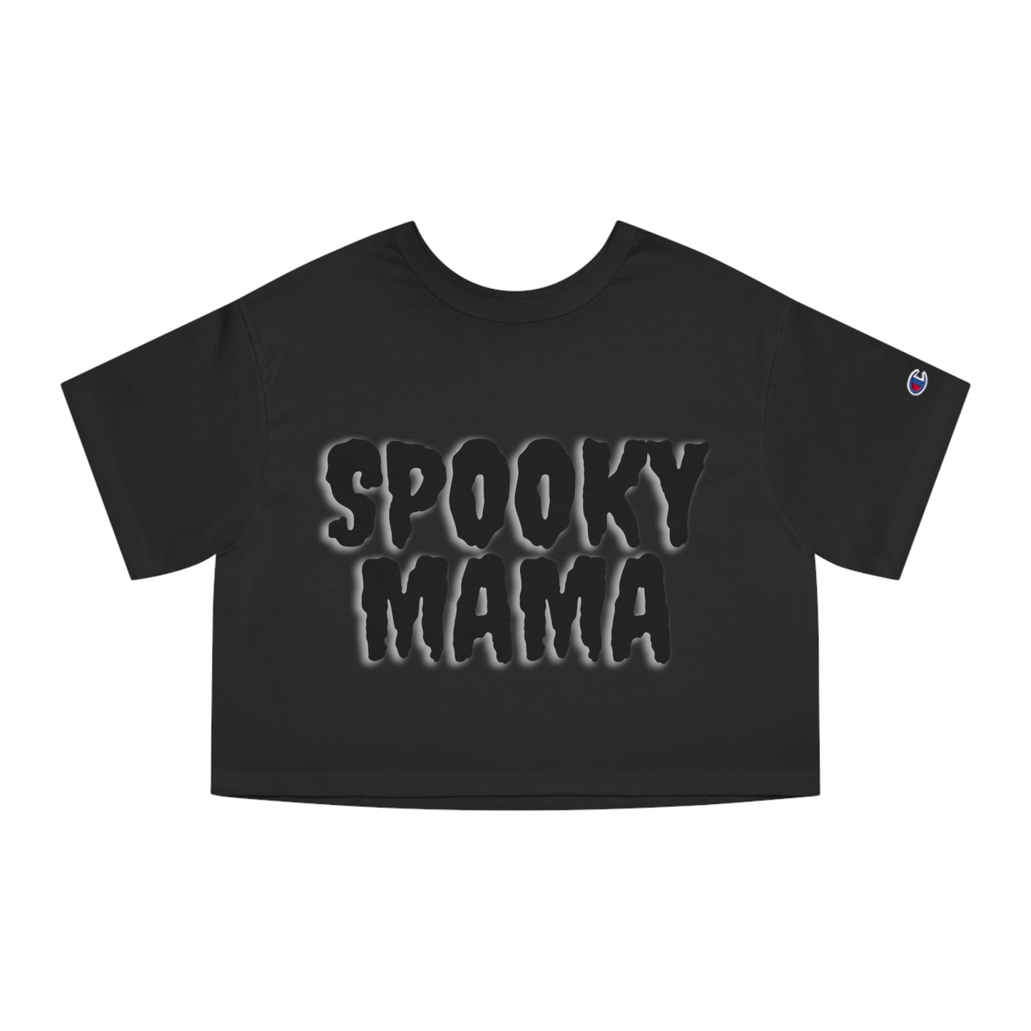 Spooky Mama Crop Top - Trendy Halloween Apparel for Moms