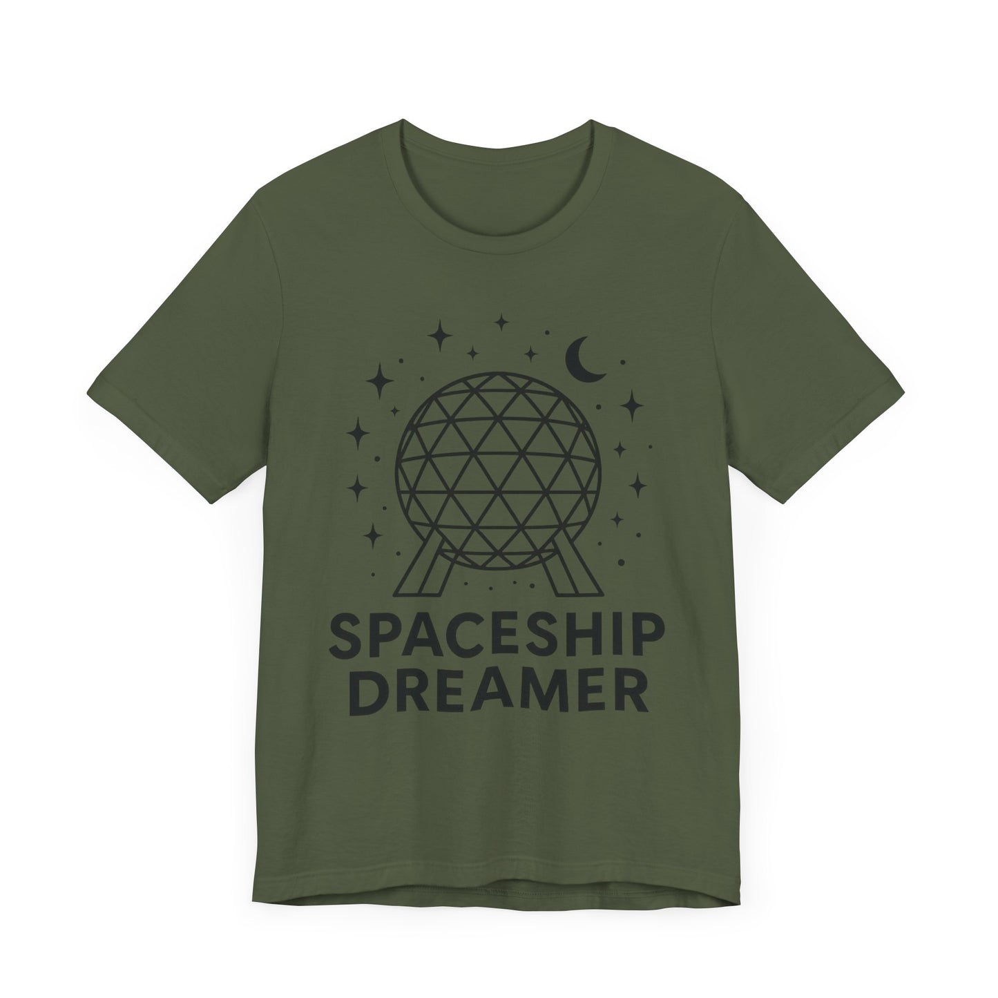 Spaceship Dreamer Shirt - Subtle Epcot Tee - Disney Inspired T-Shirt - Minimalist Spaceship Earth Shirt - Disney Parks Shirt