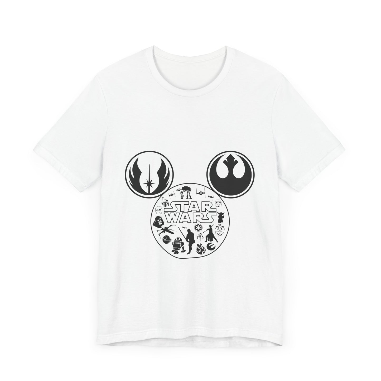 Star Wars Mickey Mouse Head Tee - Disney and Star Wars Fusion T-Shirt