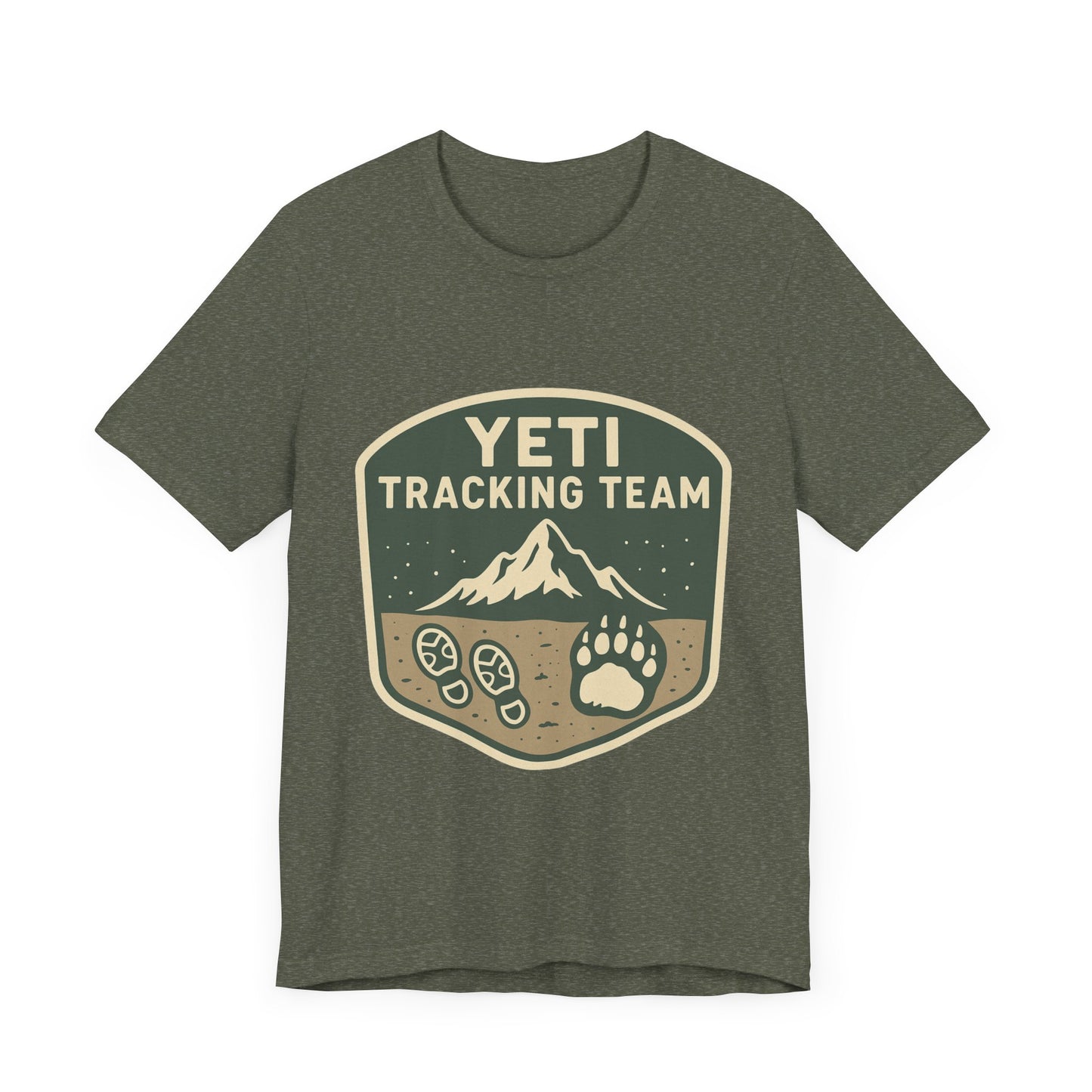Yeti Tracking Team Shirt - Subtle Disney Everest Ride Shirt, Animal Kingdom Inspired Tee, Faux Adventure Patch T-Shirt, Unisex Disney Shirt