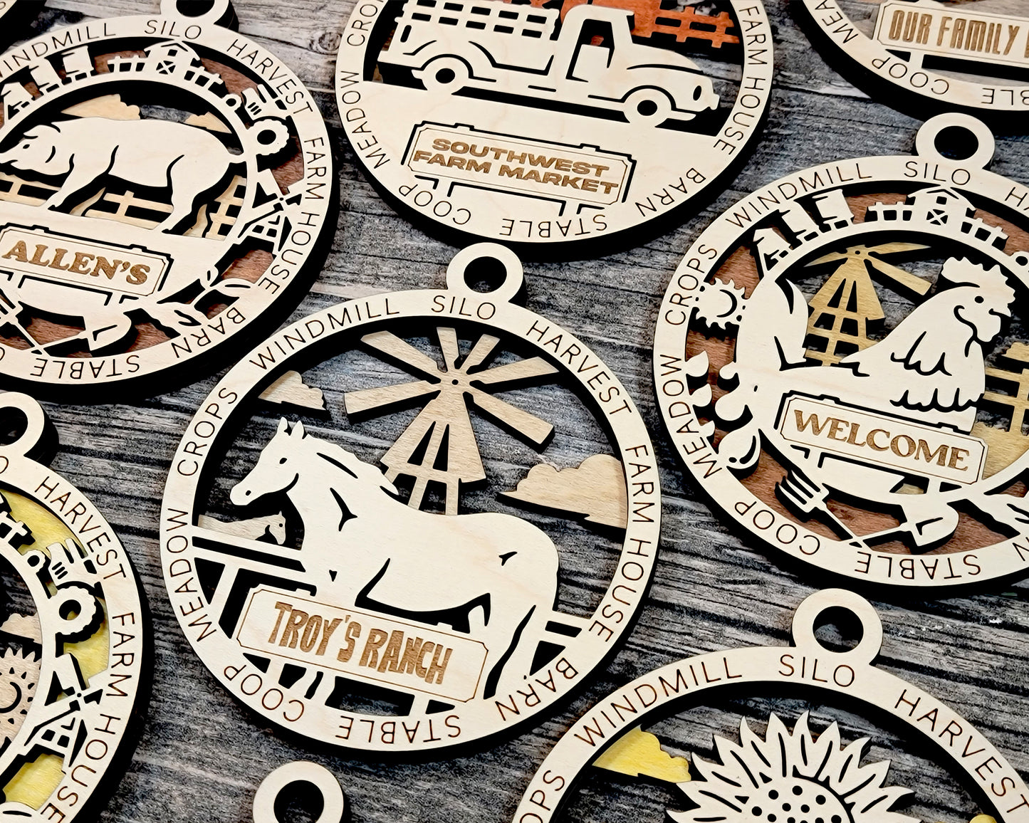 Farm Fresh Christmas Ornaments – Rustic Charm for the Holidays!