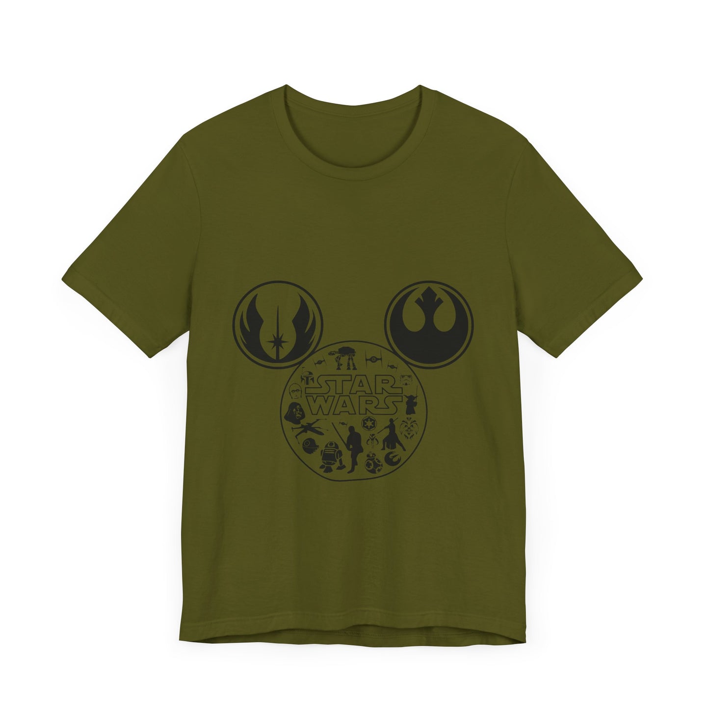 Star Wars Mickey Mouse Head Tee - Disney and Star Wars Fusion T-Shirt