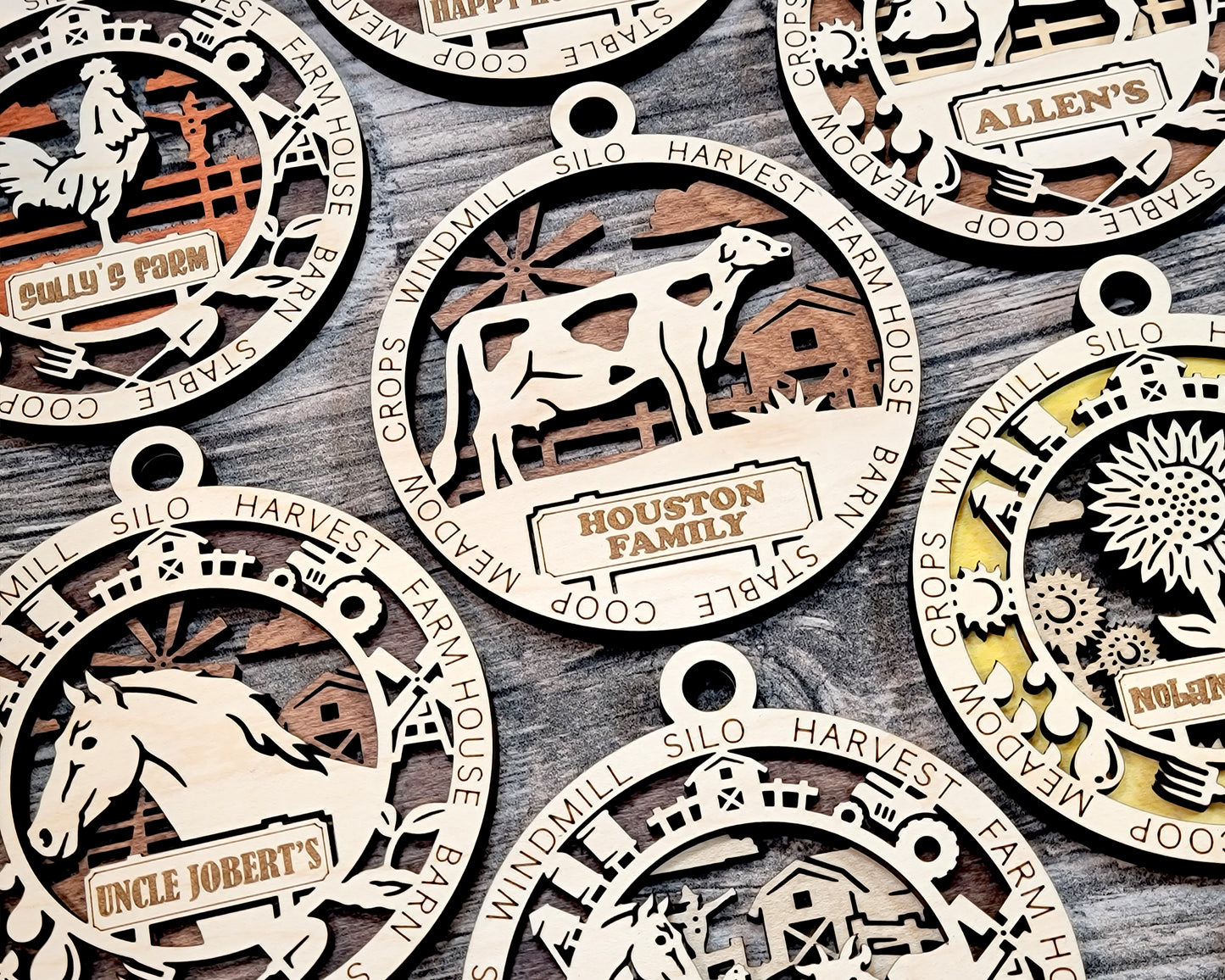 Farm Fresh Christmas Ornaments – Rustic Charm for the Holidays!