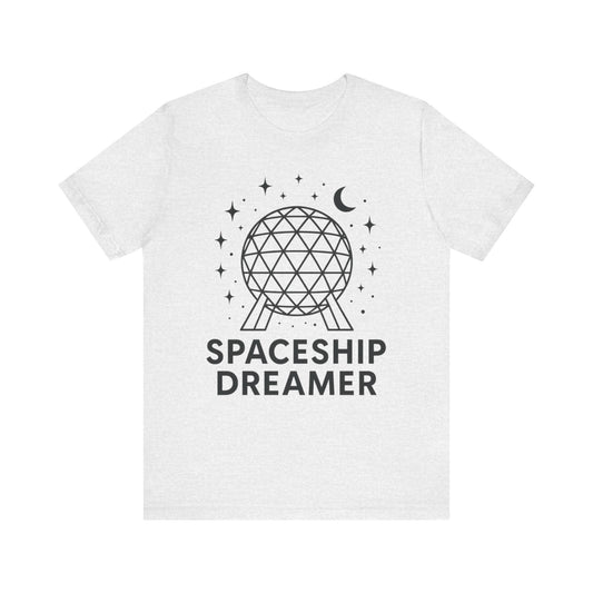 Spaceship Dreamer Shirt - Subtle Epcot Tee - Disney Inspired T-Shirt - Minimalist Spaceship Earth Shirt - Disney Parks Shirt