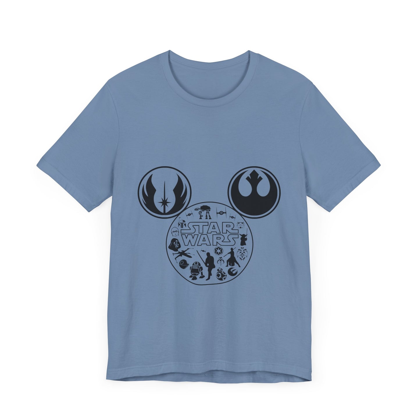 Star Wars Mickey Mouse Head Tee - Disney and Star Wars Fusion T-Shirt