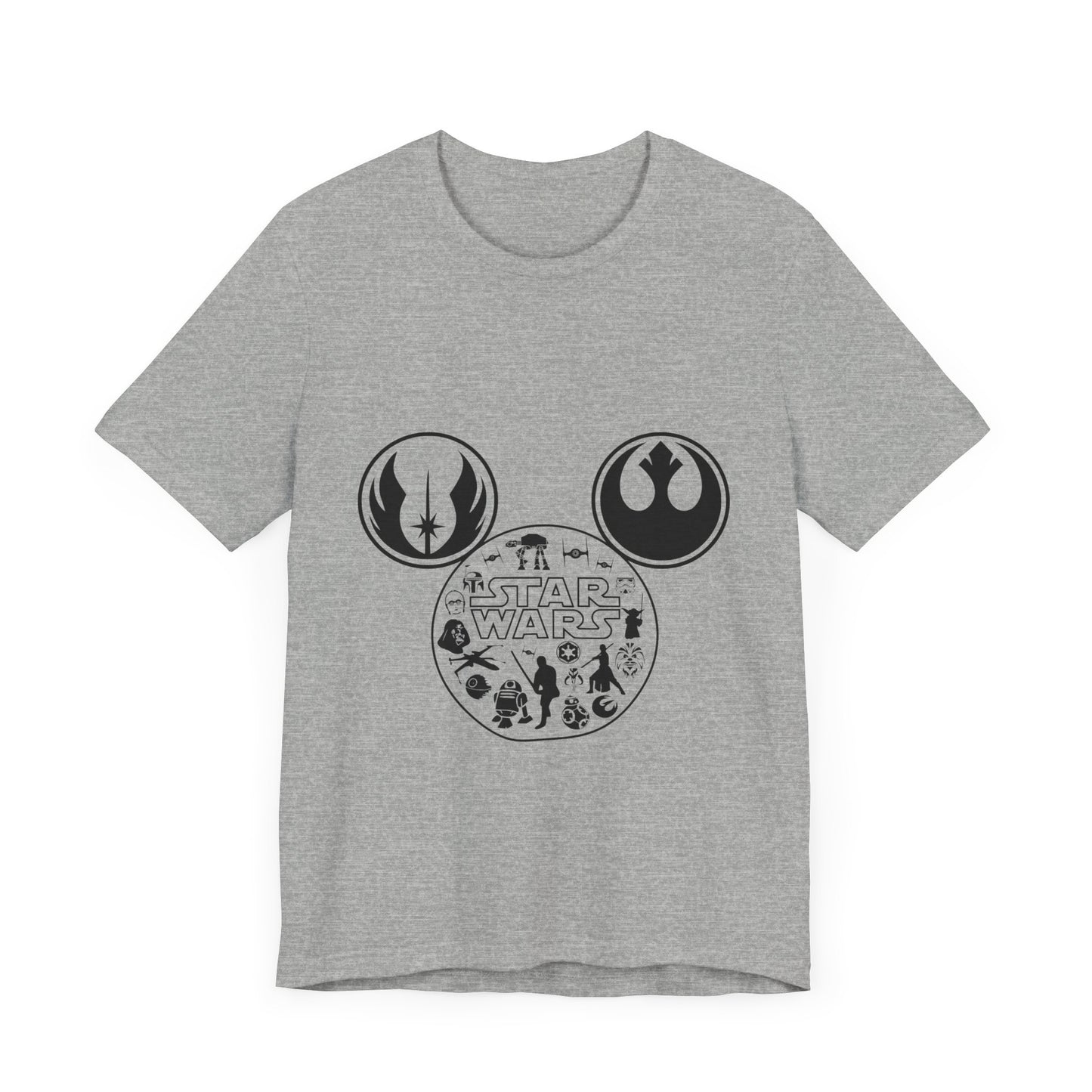 Star Wars Mickey Mouse Head Tee - Disney and Star Wars Fusion T-Shirt