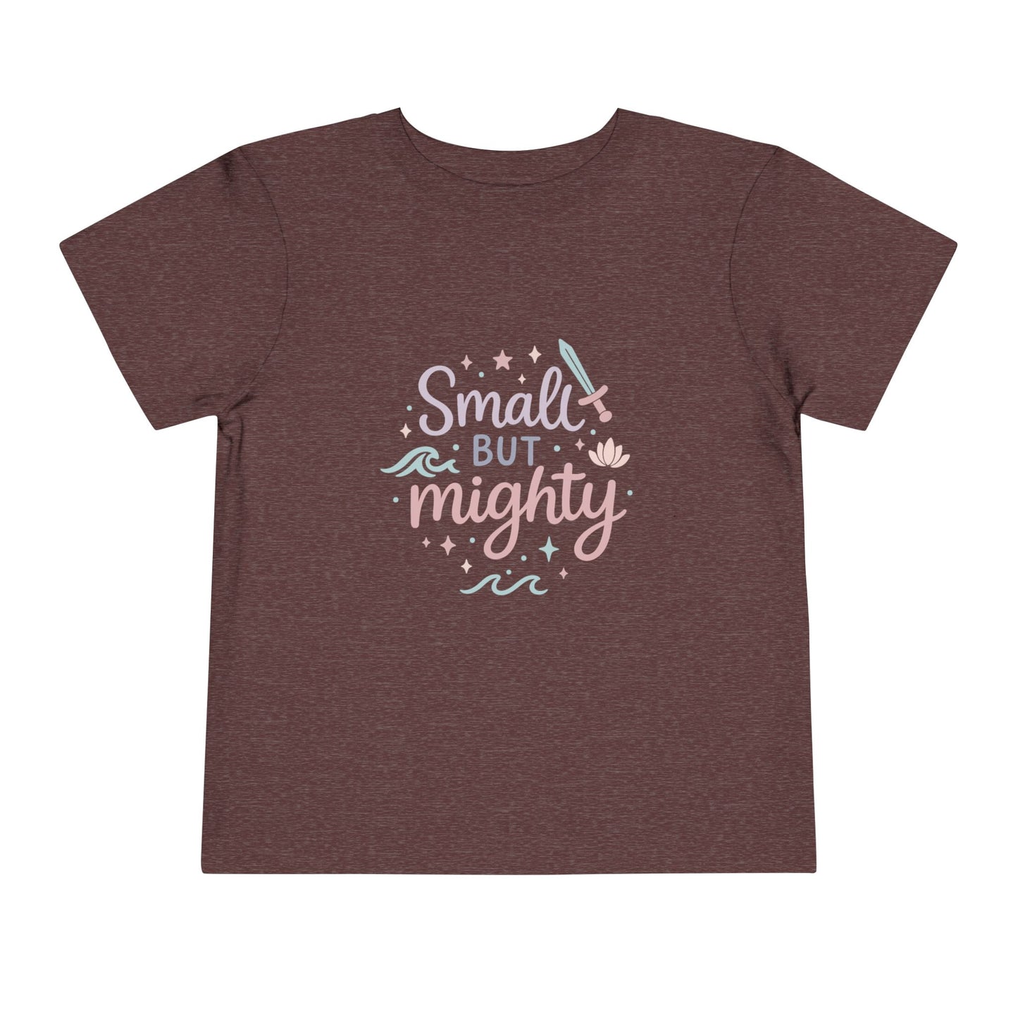 Small But Mighty Princess Tee | Fierce Girl Power Shirt | Subtle Disney Princess Shirt for Kids | Mulan Raya Moana Inspired Shirt