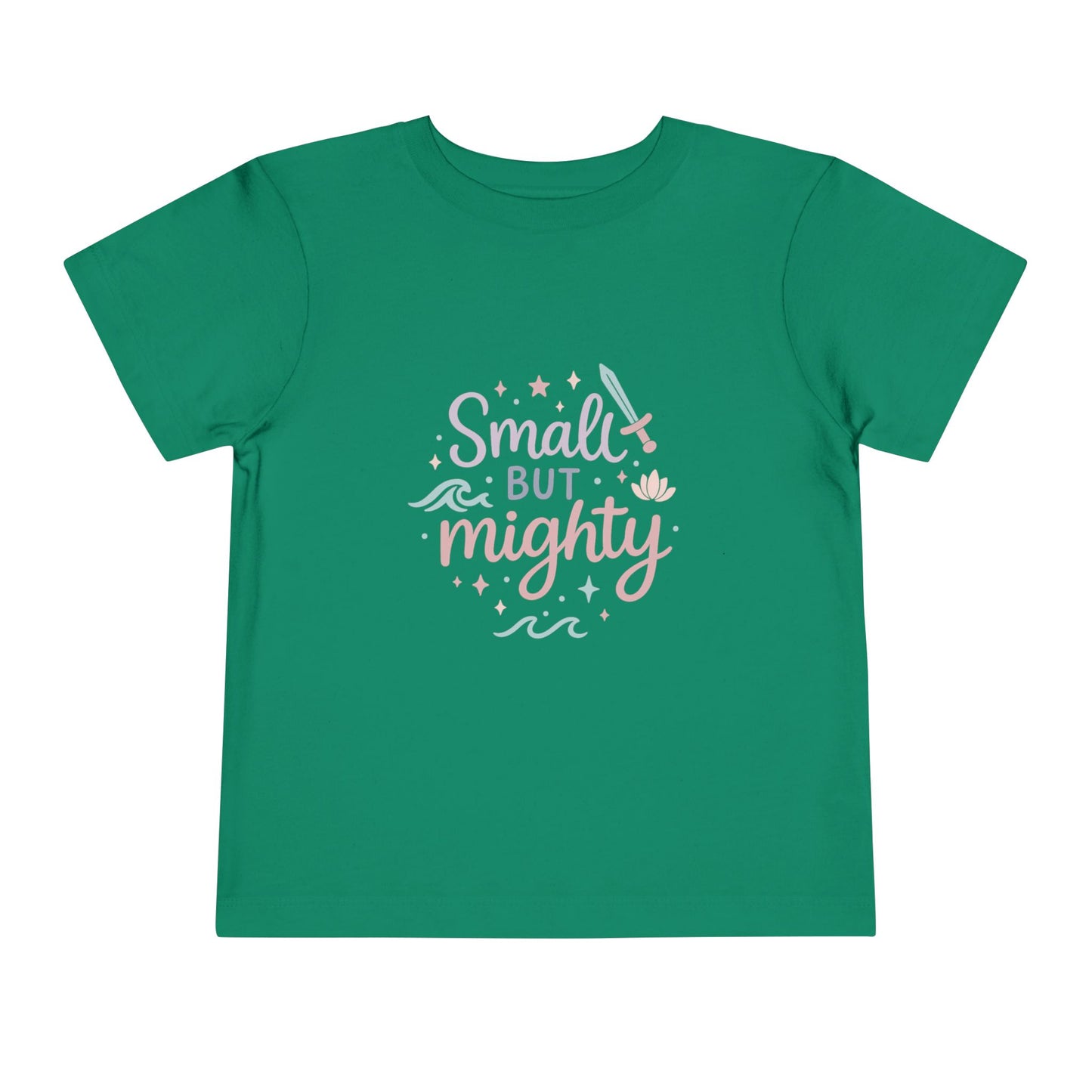 Small But Mighty Princess Tee | Fierce Girl Power Shirt | Subtle Disney Princess Shirt for Kids | Mulan Raya Moana Inspired Shirt