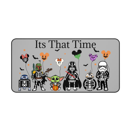 It's That Time Star Wars Halloween Characters Desk Mat - Spooky and Fun Office Accessory