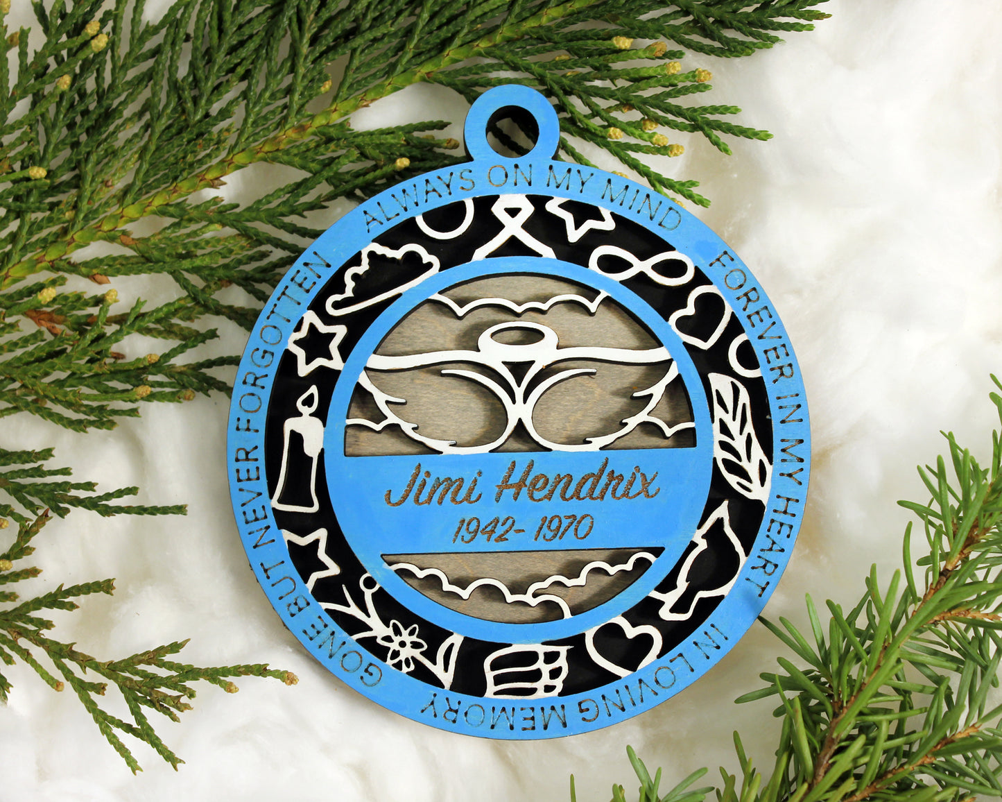 Personalized In Memory Ornaments