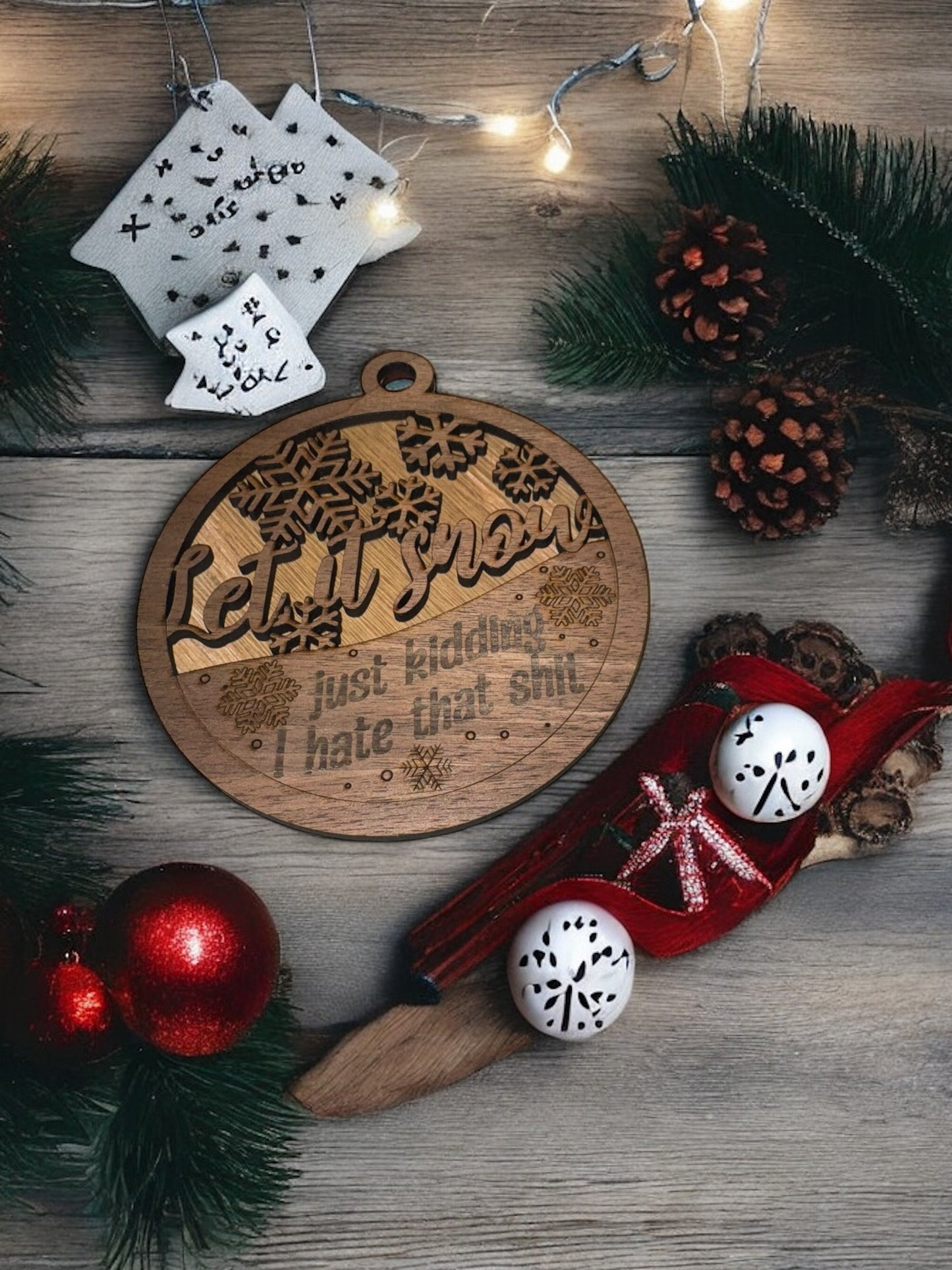 Extra Naughty Christmas Ornaments
