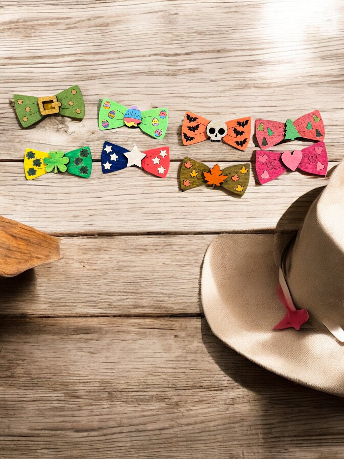 Handcrafted Wooden Highland Cows – Guinness, Stella & Tequila